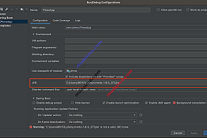 IDEA Spingboot项目 运行解决  Warning: ‘C:\Users\86153\.jdks\corretto-1.8.0_372\jre’ is not a valid JRE home