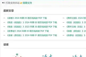 java杂志在线阅读网站功能