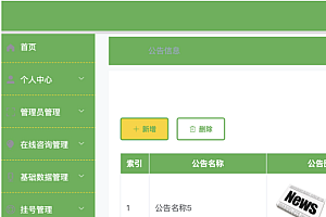 java线上医院挂号系统功能
