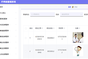 java疗养院管理系统功能